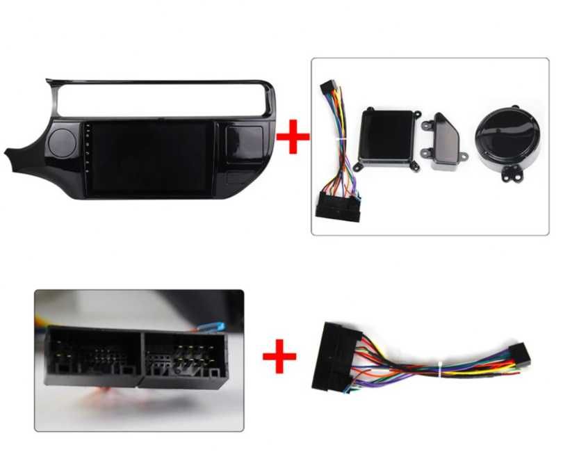 9-инчова мултимедия с подарък камера за KIA Rio (2015–2017) 2 отвора