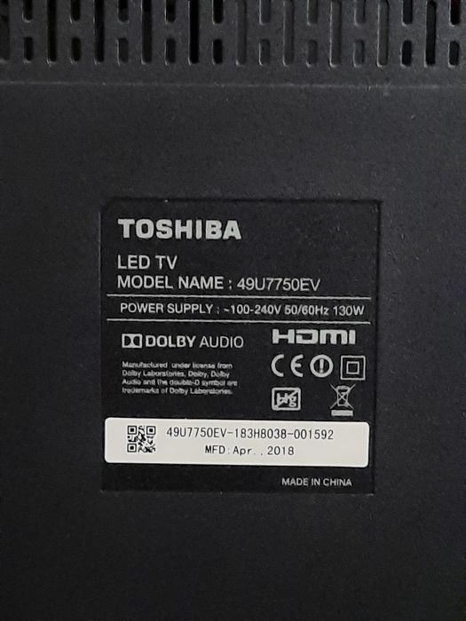 Телевизор Toshiba