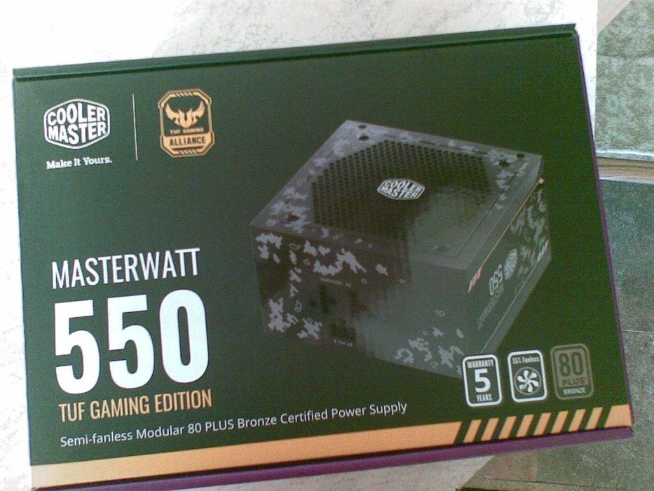 Захранващ блок Cooler Master MasterWatt TUF Gaming Edition, 550W MPX-5