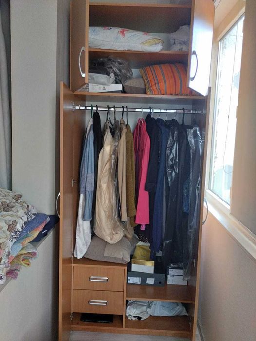 Плательный шкаф с антресолью