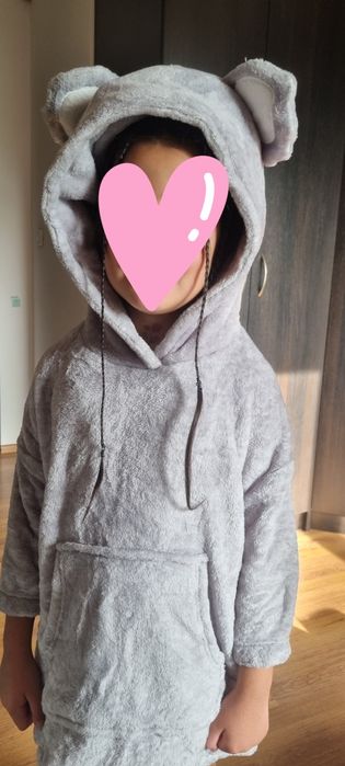 Коала Oversized Hoodie марка M&S с размер (3-4 години)