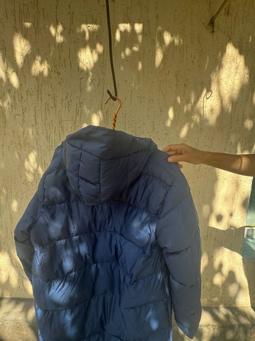 Куртка зимняя удлинённая, б/у