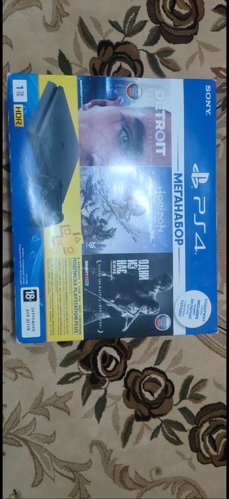 Продам ps4 slim 1tb