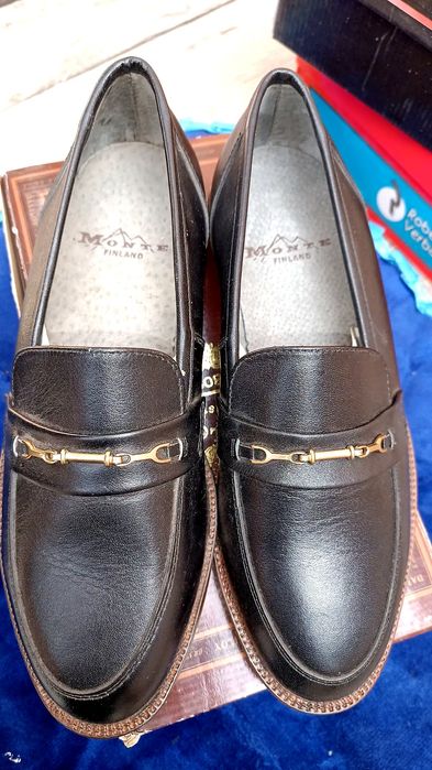 Мужской кожаный туфли Monte (Финляндский)