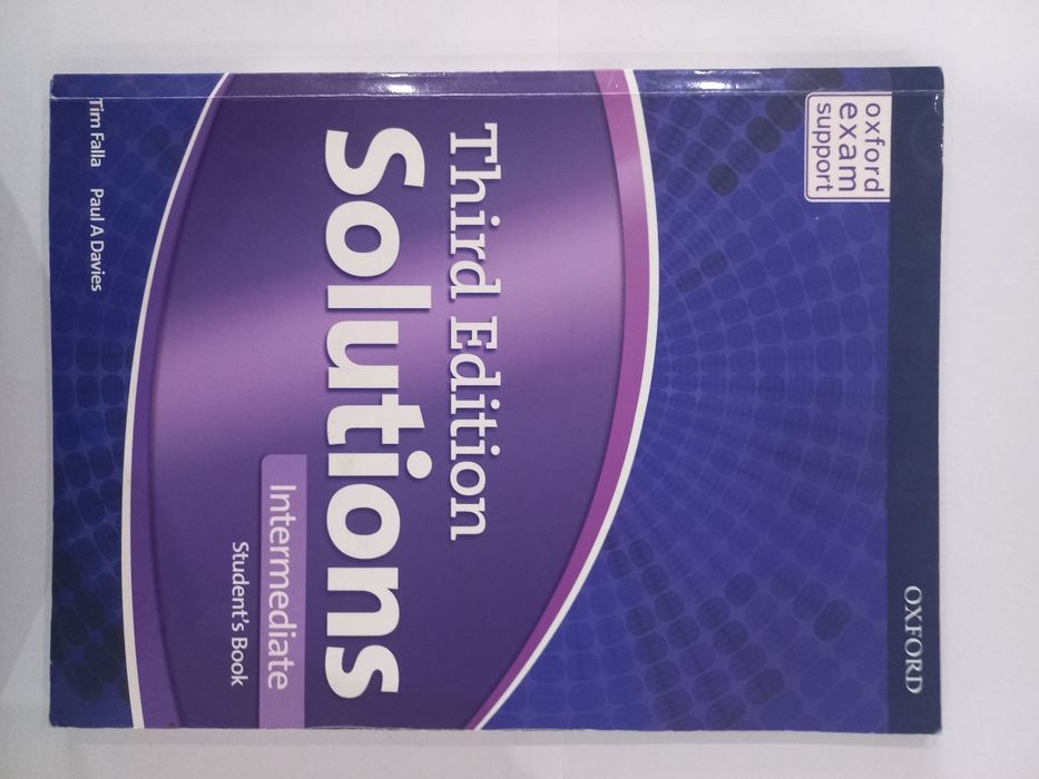 Продам учебник английского: Oxford Solutions Intermediate