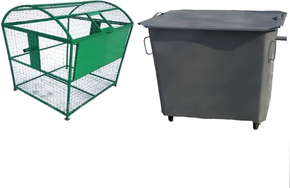 Мусорный контейнер. Бак для мусора. Контейнер для ТБО