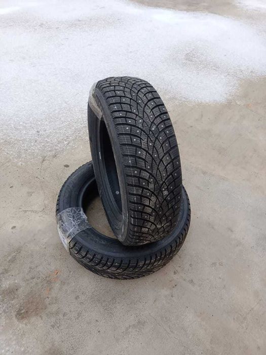 Шины лепучка + шипы новый