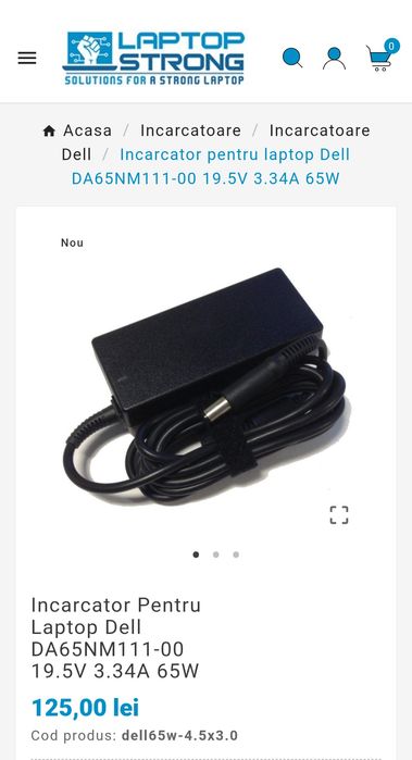 Incarcator  Dell DA65NM111-00 19.5V 3.34A 65W