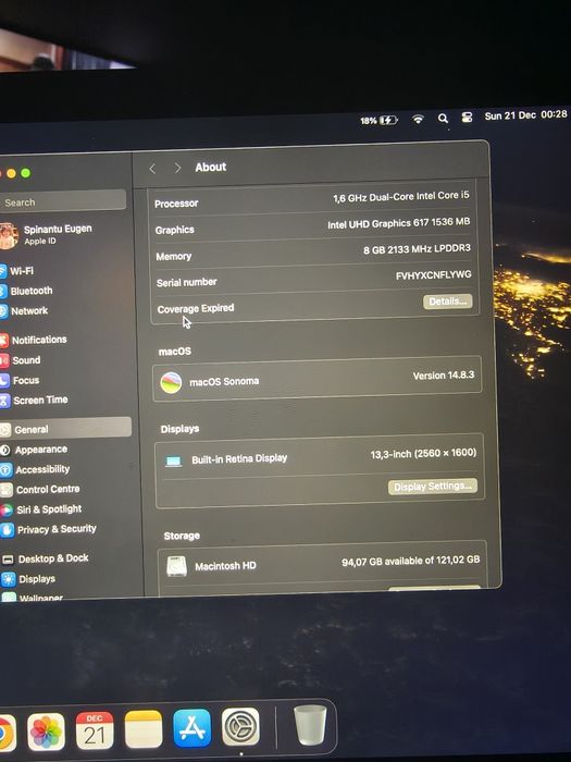 MacBook Air 13” Retina (A1932, 2018)