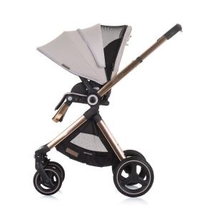 Комбинирана бебешка количка Chipolino - Елит пясък