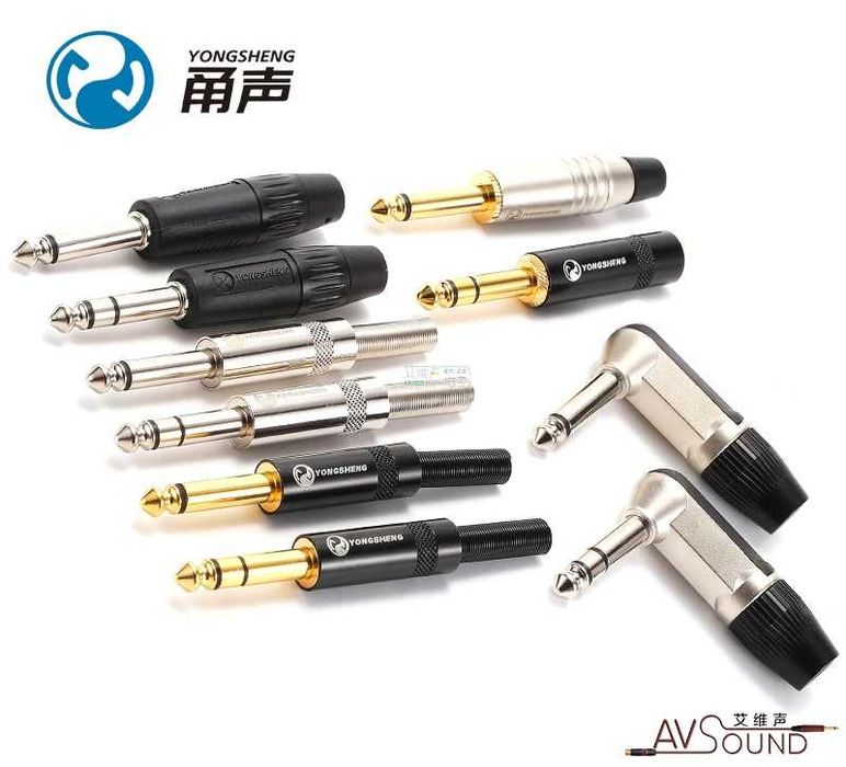 XLR разъёмы (3 pin) балансные штекеры "папа-мама" YONGSHENG® NEUTRIK