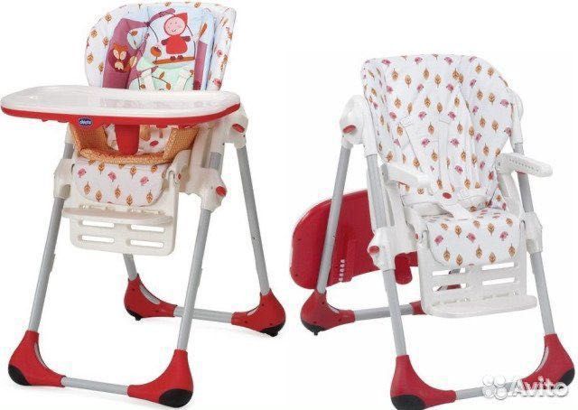 Детский стульчик Chicco Polly 2 в 1.