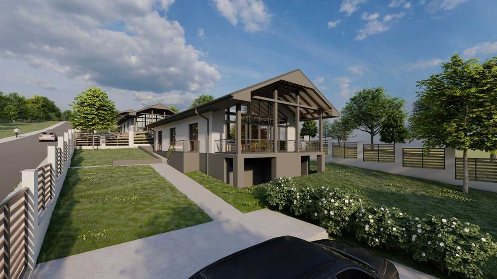 PREȚ NOU discount€11000. Casă premium la Livezeni, preț de apartament.