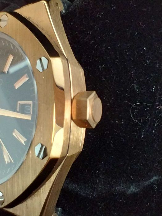 Seiko Mod  - Royal Oak Rose gold - 41 mm.