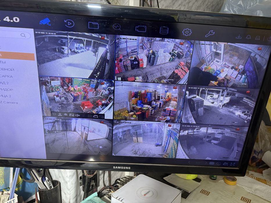 Продам 8 камер с регистратором  Hiwatch
