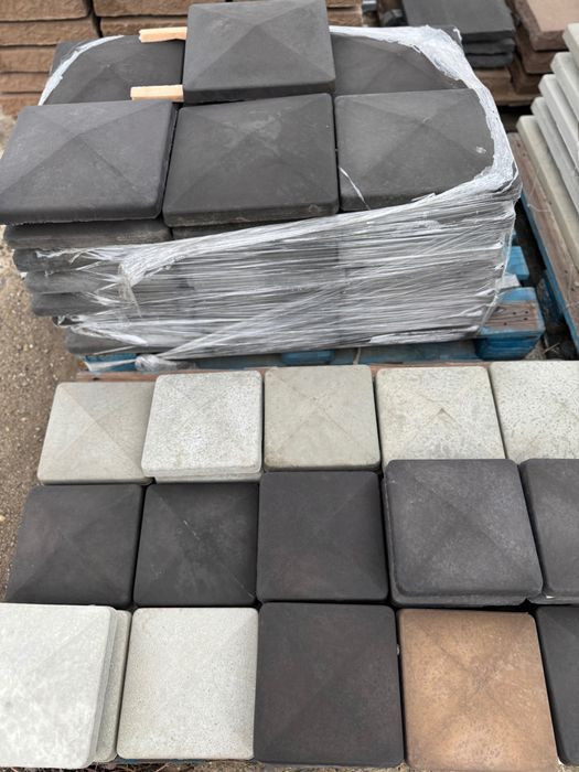 Capace pătrate gard/stâlp