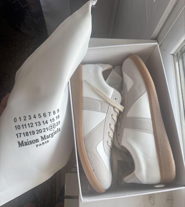 Кеды Maison Margiela белые 42 размер