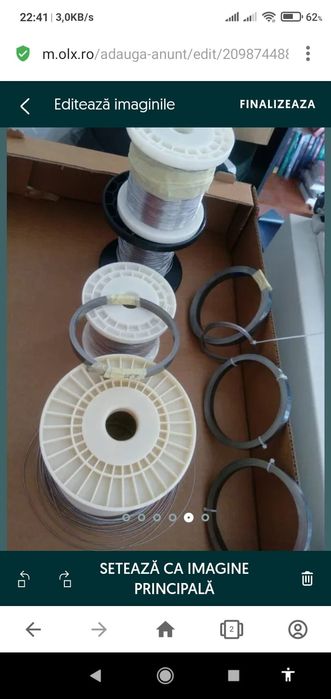 Sarma si platbanda nichelina polistiren rezistiva