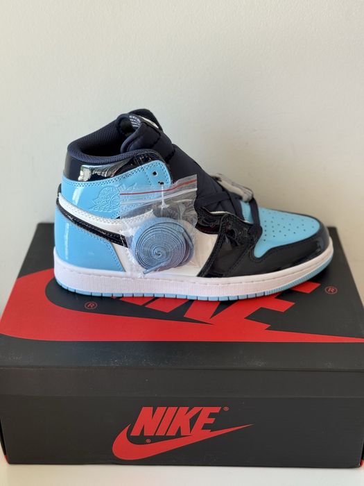 Air Jordan 1 Retro UNC Patent Verificare Colet Full Box marimi 35,5-45