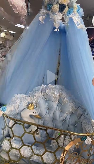 Бебешка кошара с пердета