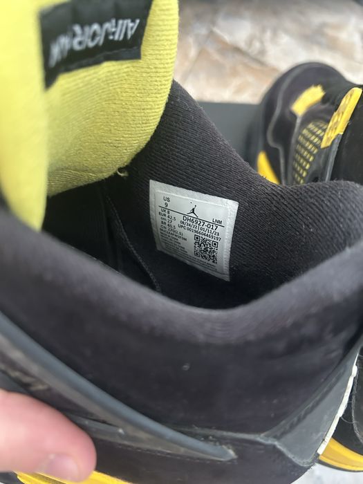 jordan 4 yellow thunder