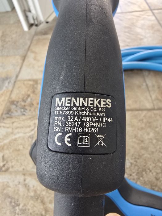 Cablu incarcare Type 2 Mennekes 32A