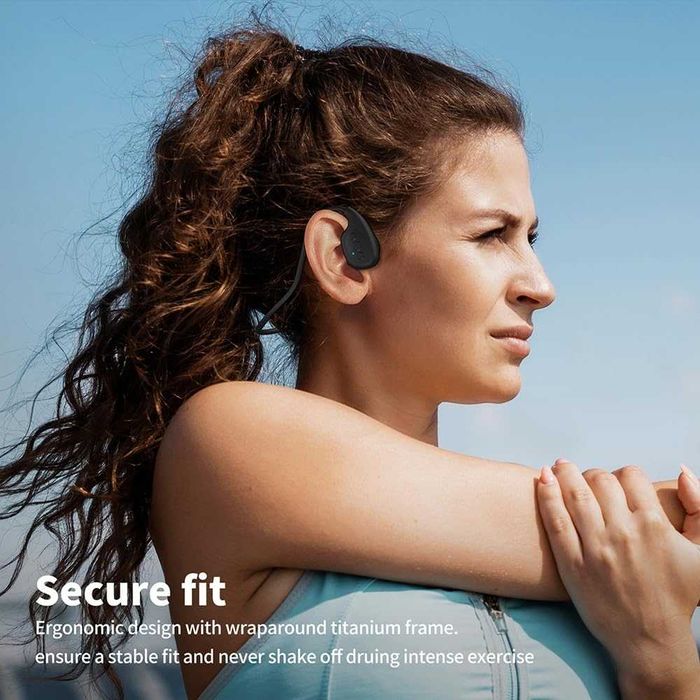 WOO M7 Слушалки с отворено ухо с костна проводимост, микрофон, IP55