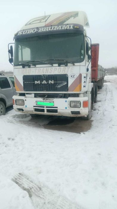 автомашина МАН с прицепом