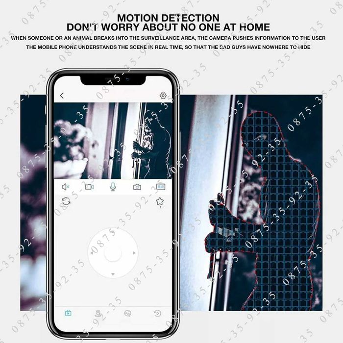5MP WiFi камера. Куполна PTZ CAMERA 5G + 2.4G Wi-Fi Външна въртяща 5МП