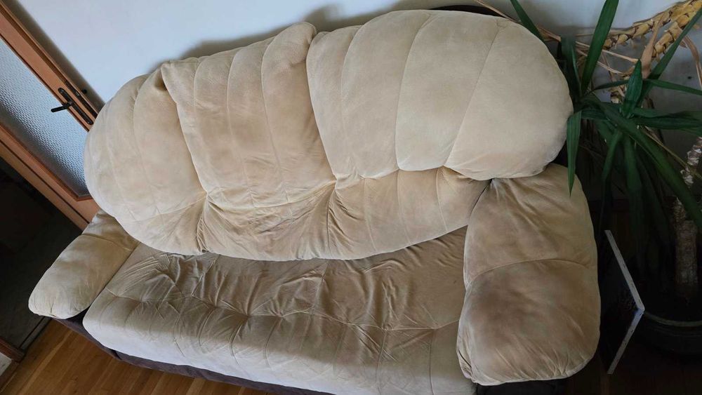 Триместен диван и фотьойл