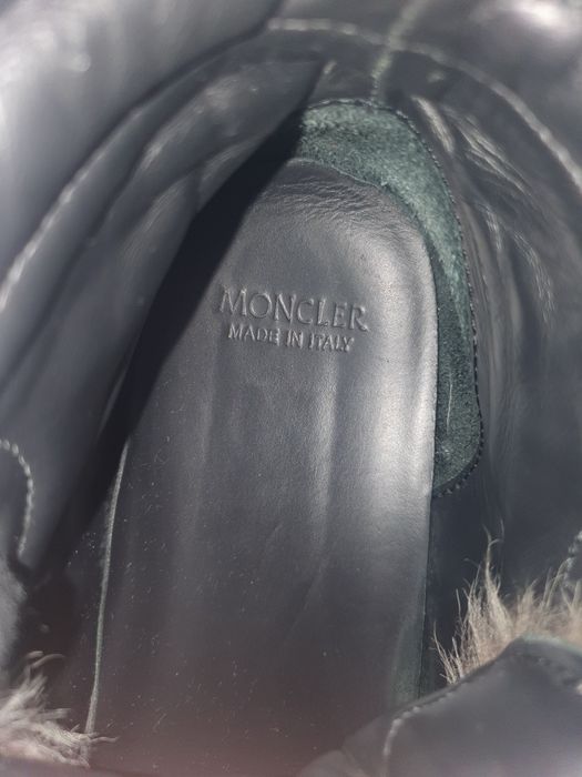 Moncler High-top Sneakers With Fur