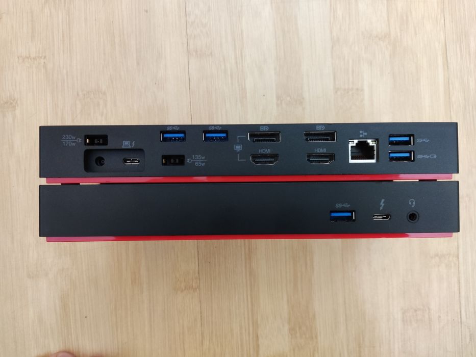 Dock lenovo thinkpad thunderbolt 3 dock gen2 model DK1841 4k type 40AN