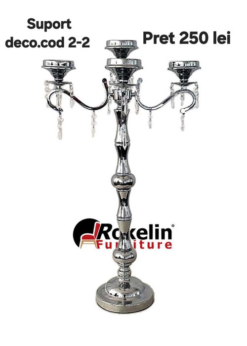 Suporti decoratiuni pentru mese evenimente