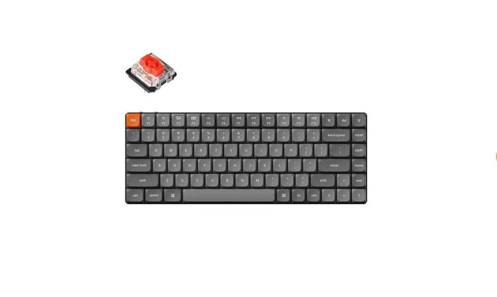 Клавиатура Keychron K8 87 Key Gateron, White LED Blue