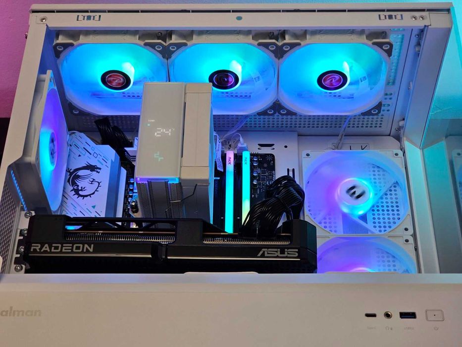 Ryzen 5-7500F/RX 9060XT 8GB/RAM 32GB/SSD 1TB/Чисто Нов+Гаранция