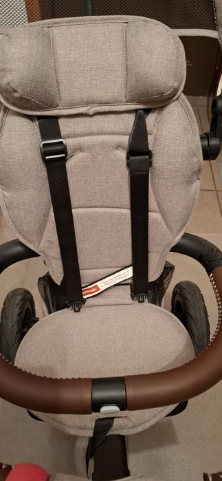 Tricicleta Qplay Rito Deluxe gri, pliabila