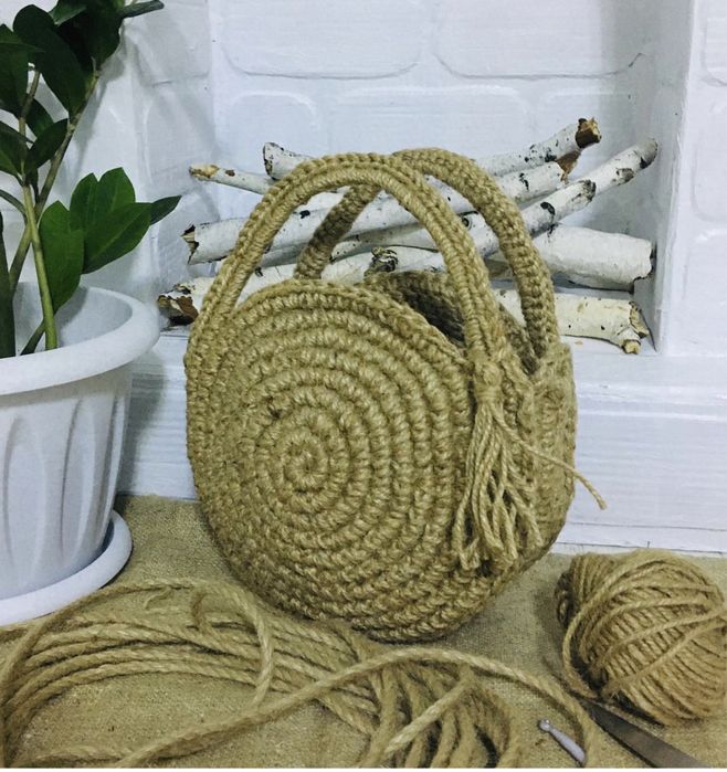 Сумка джутовая