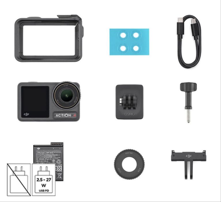 Чисто Нова DJI Osmo Action 4 Standard Combo спортна екшън камера