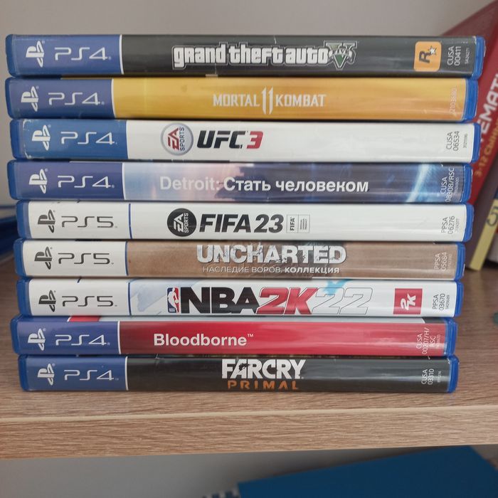 Игры PS4 и PS5 в хорошем состоянии