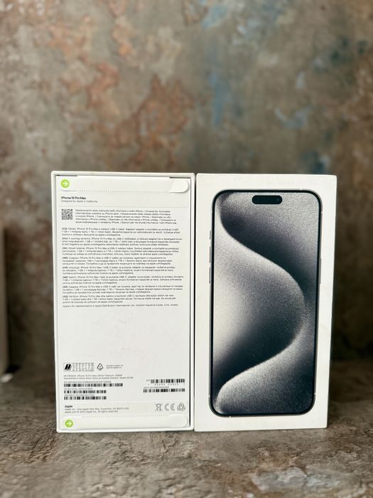 **ATS GSM**iPhone 15 Pro Max 256GB White Titanium / Nou / Garantie