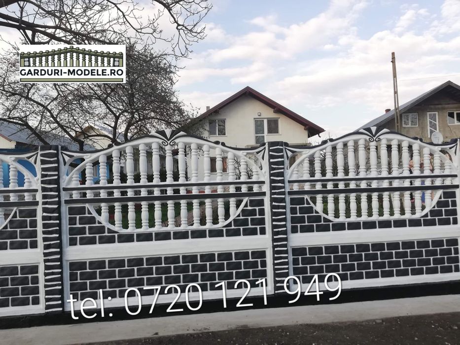 Placi pentru garduri din beton,armate.Transpirt Gratuit in tara!