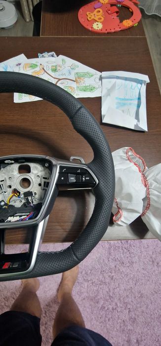 Ауди волан с парно и задръстване за а6 а7 а8 4г