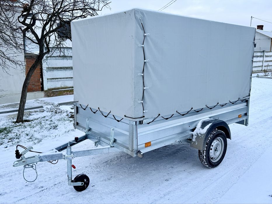 Închiriez remorcă cu prelată 750 kg | 2600×1350 | Permis B | Biharia