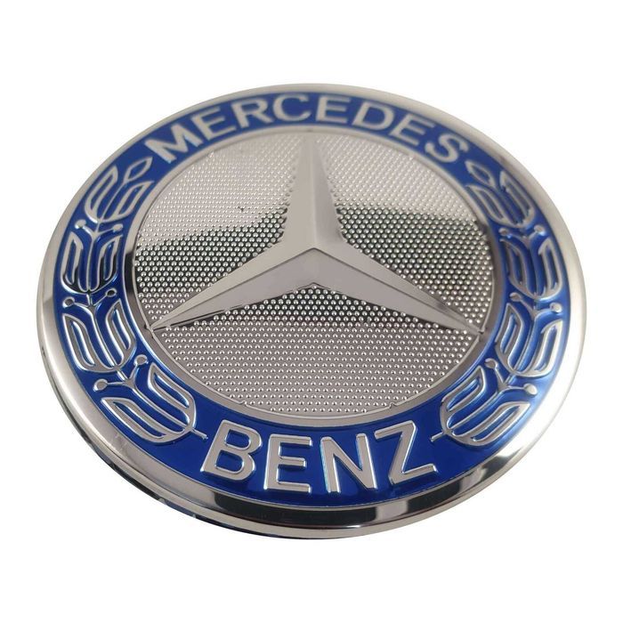 set 4 capace mercedes albastre doar pt jante originale mercedes-benz