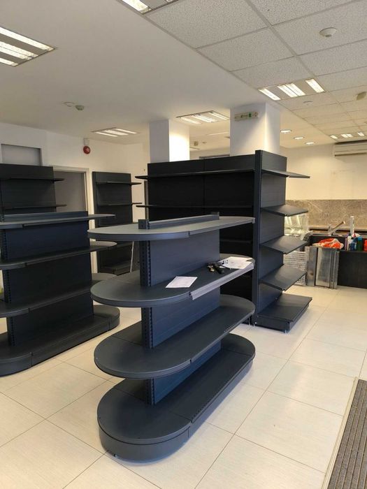 Стелажи за магазин/Търговско оборудване/Рафтове/Кошници/Колички/Каси