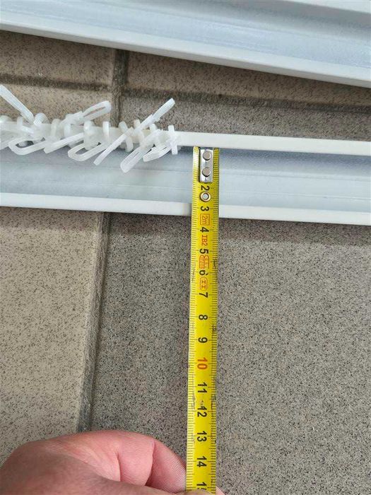 КОРНИЗ за пердета метален за таван 250см.15лв 150см.10лв ДВОЙНА РЕЛСА