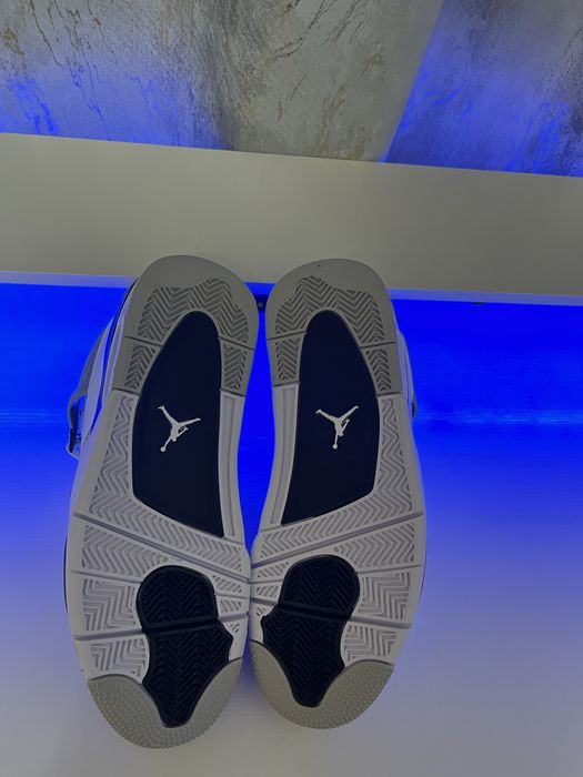 Nike Air Jordan 4-Military Black-VERIFICARE COLET