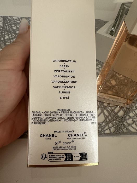 Apa de toaleta Coco Chanel Mademoiselle
