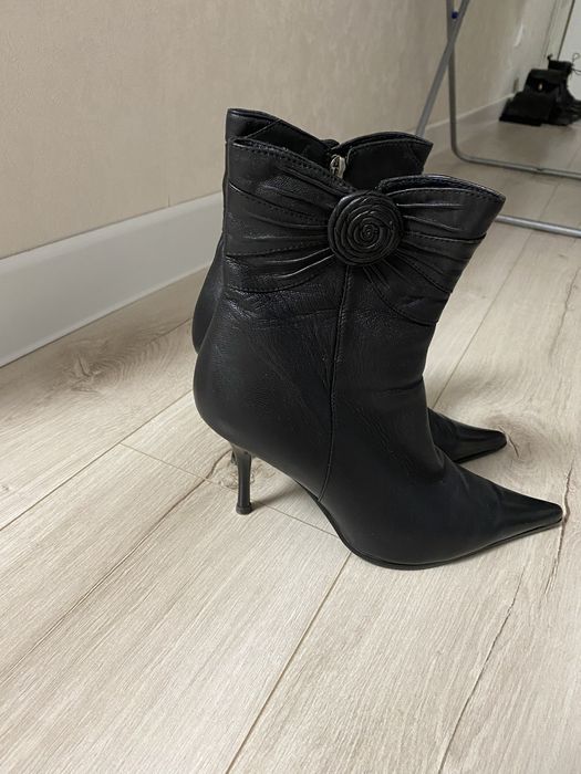 Сапоги, полусапожки кожаные