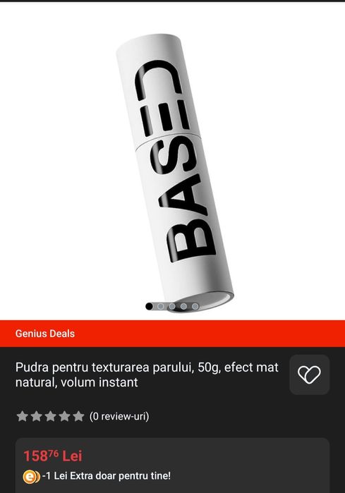 Pudră păr profesională 50g 50% REDUCERE